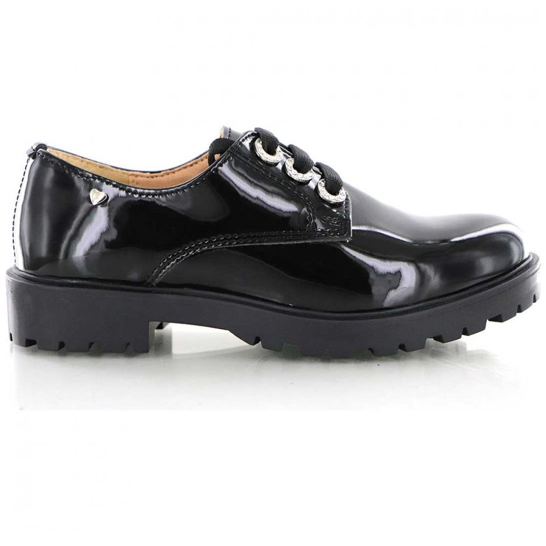 Choclo Escolar Tipo Oxfor para Niña 18-23 Negro Bambino