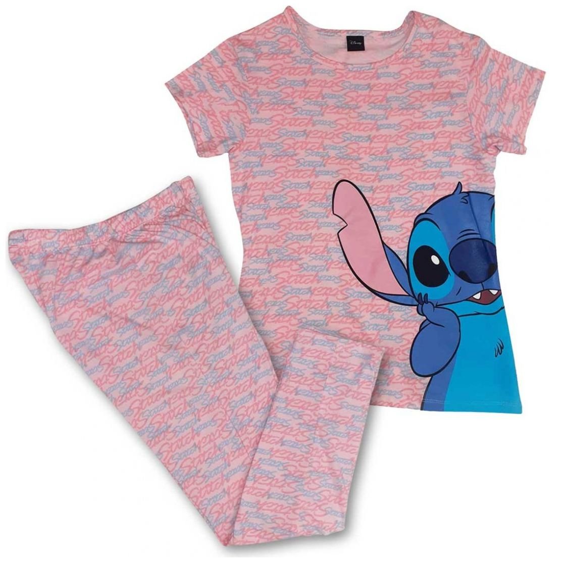 Pijama Americano Short - Stitch - Pantufofas