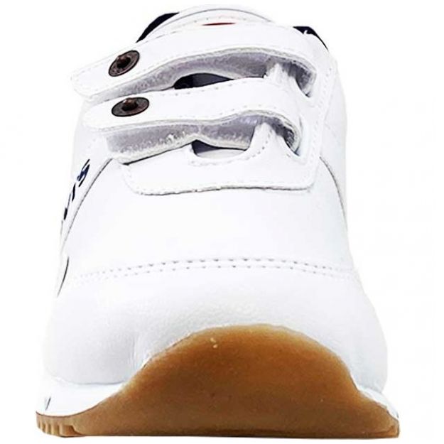 Tenis Escolar Dos Velcros 17-21 Blanco Levi's para Niño