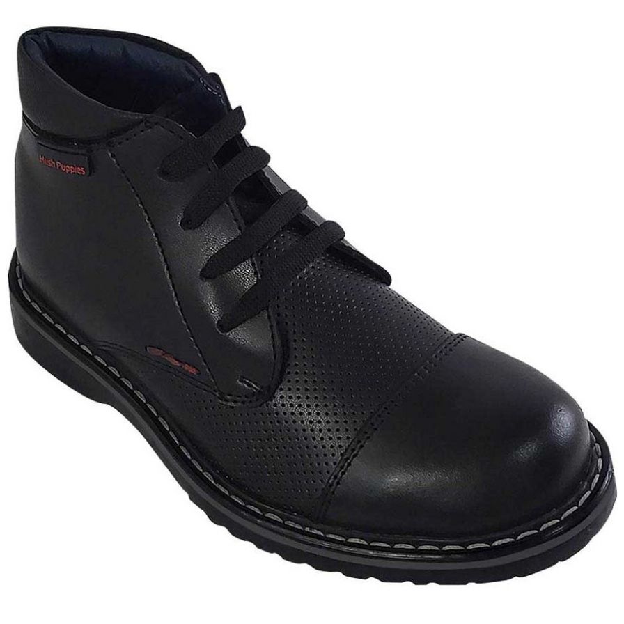 Botín Escolar 18-21 Negro Hush Puppies para Niño