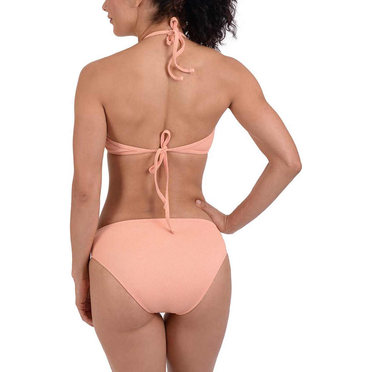 Bikini Liso Naranja Solosol para Mujer