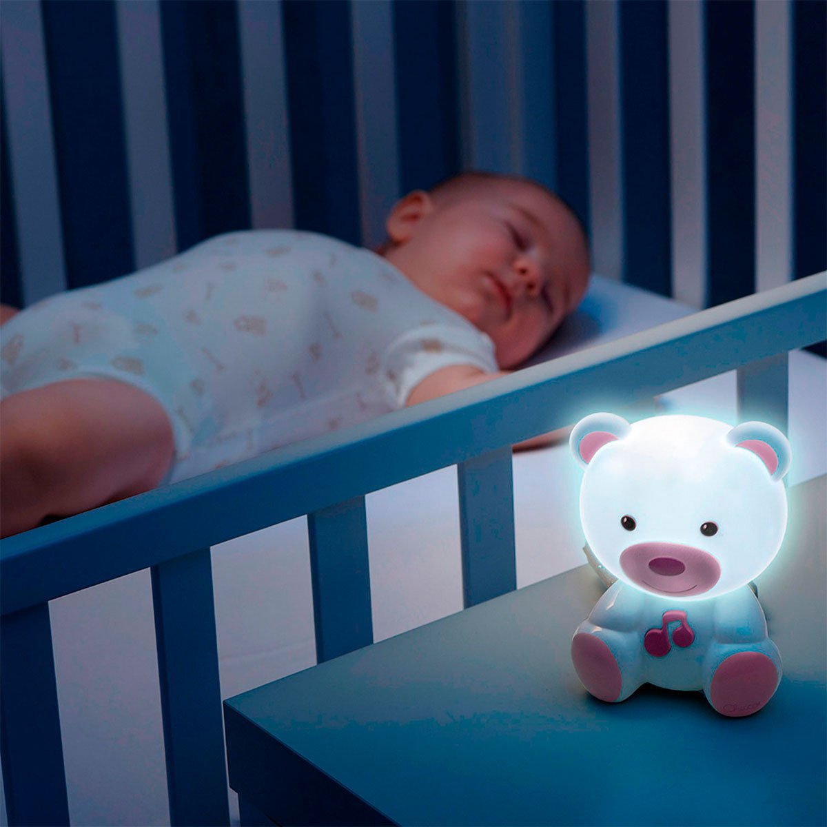 Osita Rosa Luz de Noche Chicco