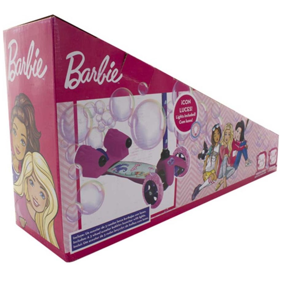 Scooter con Burbujas Barbie 3W Barbie