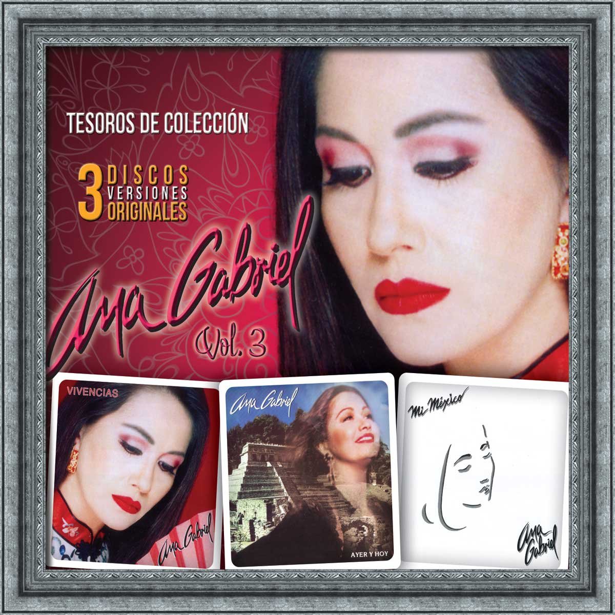 3 Cd's Ana Gabriel Tesoros de Colección Vol. 3