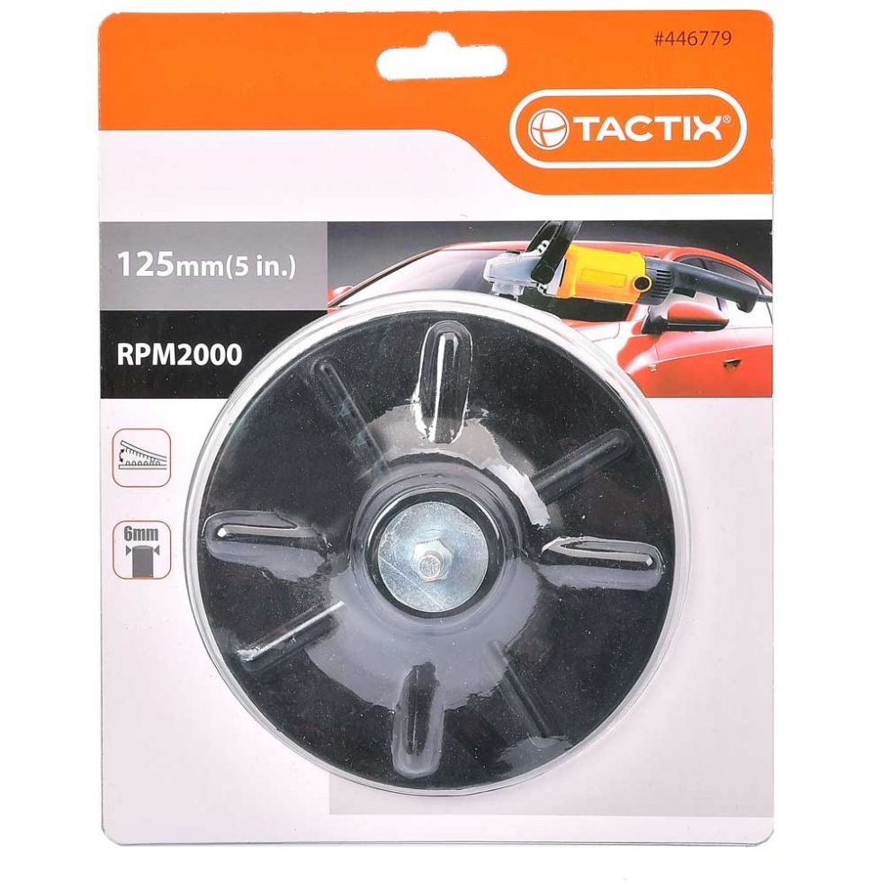 Base de Disco para Pulido para Taladro 125Mm(5 In.) Tactix