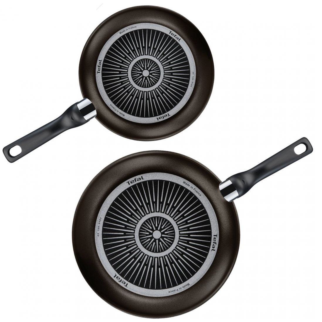 Juego de Sartenes 24 Y 30 Cm Xl Force Negro T-Fal