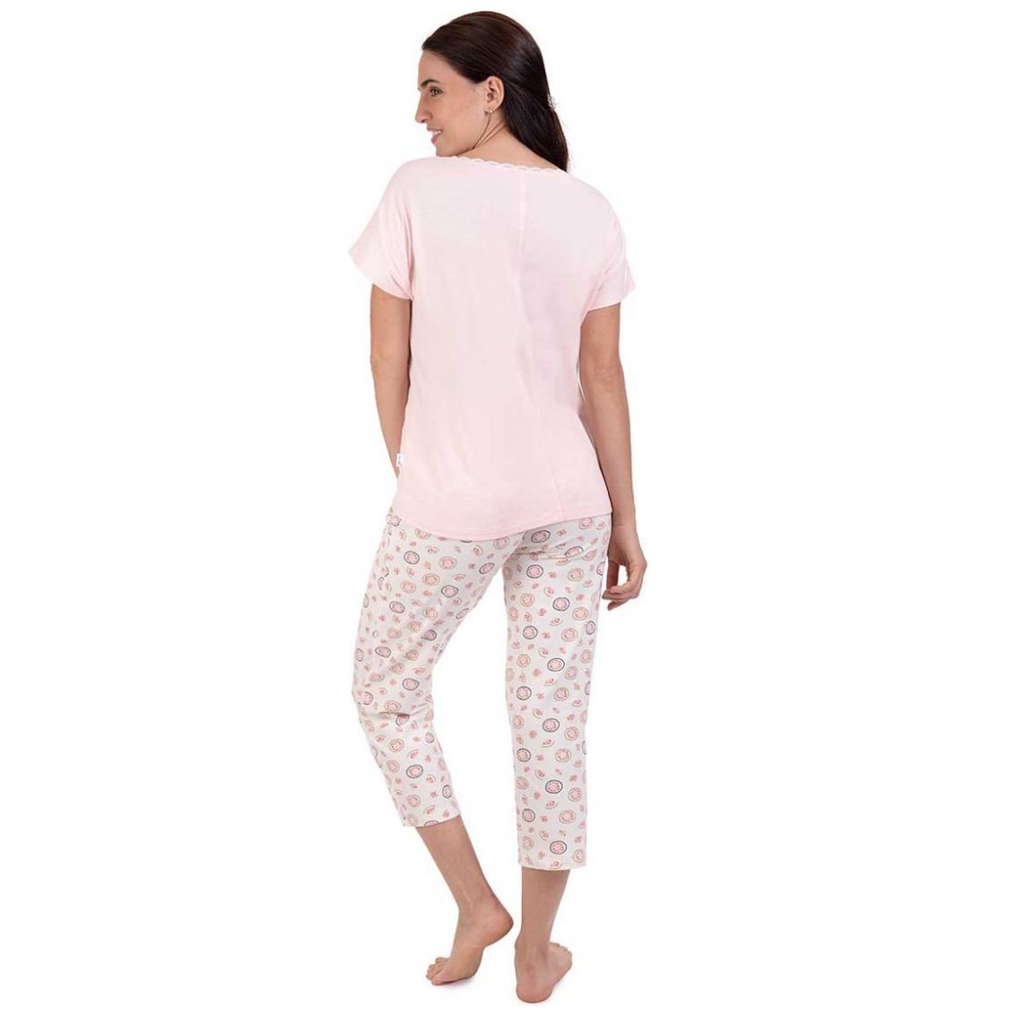 Pijama Playera Puerquito Sueño Y Capri Sho Shi