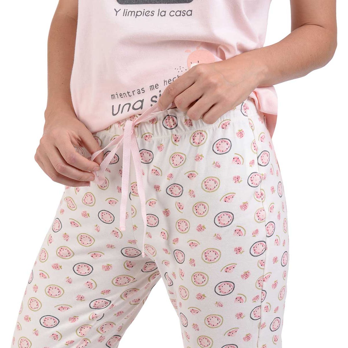 Pijama Playera Puerquito Sueño Y Capri Sho Shi