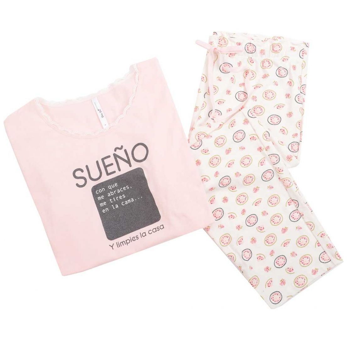 Pijama Playera Puerquito Sueño Y Capri Sho Shi
