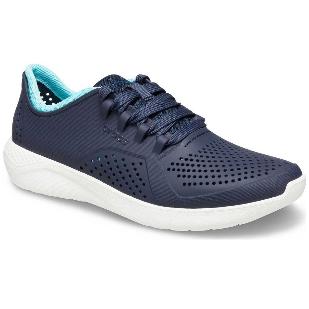 Mujer joven resistencia Remontarse Tenis Literide Pacer Mujer Azul Obscuro Crocs