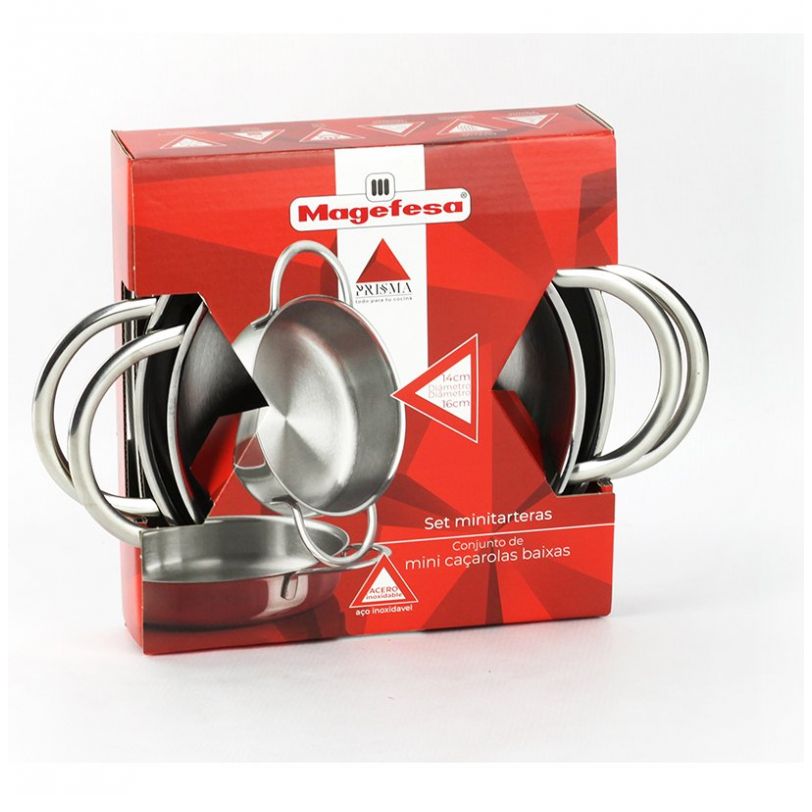 Mini Tarteras 14 Y 16 Cm Prisma Magefesa