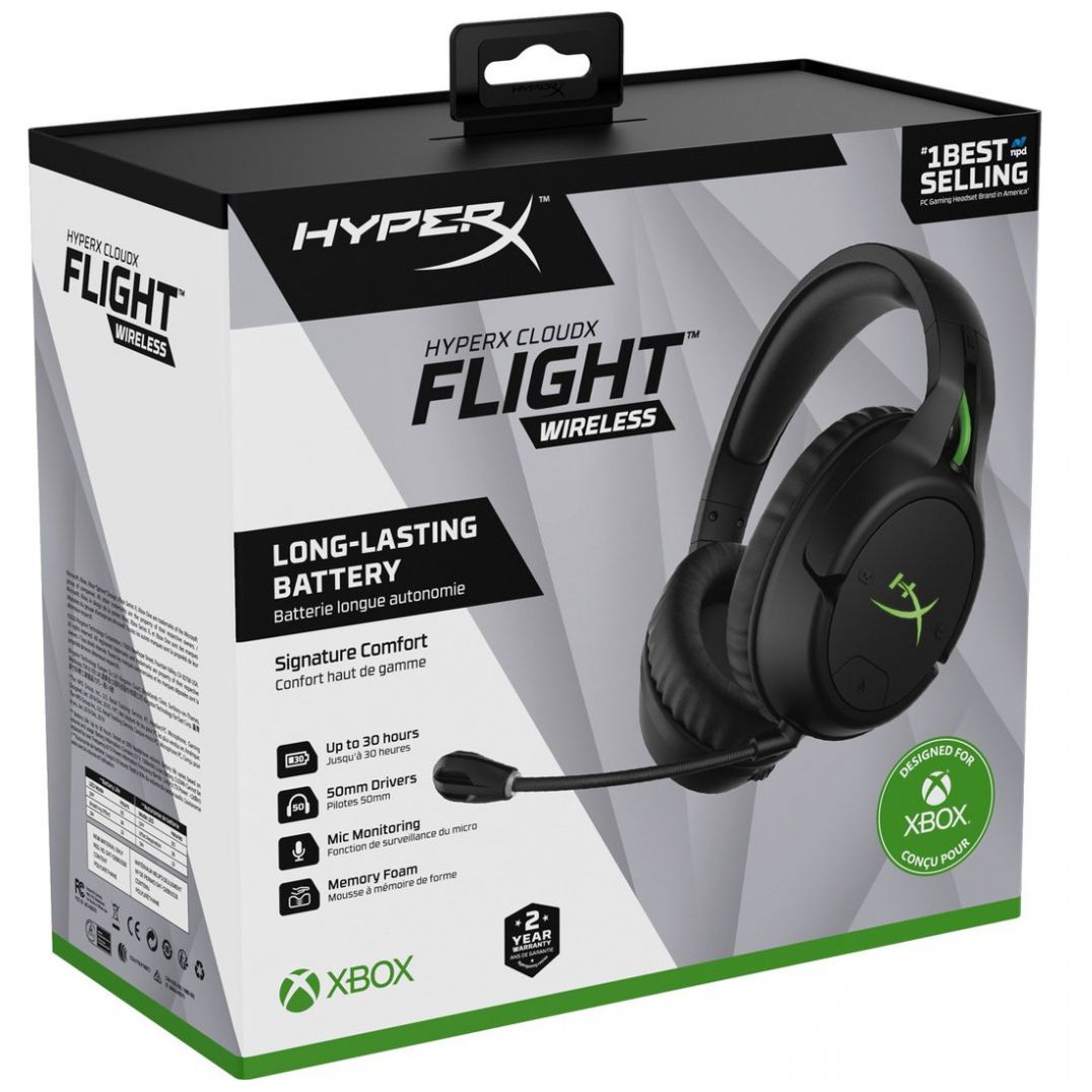 Xbox One Auriculares Cloudx Flight Wireless Hyperx