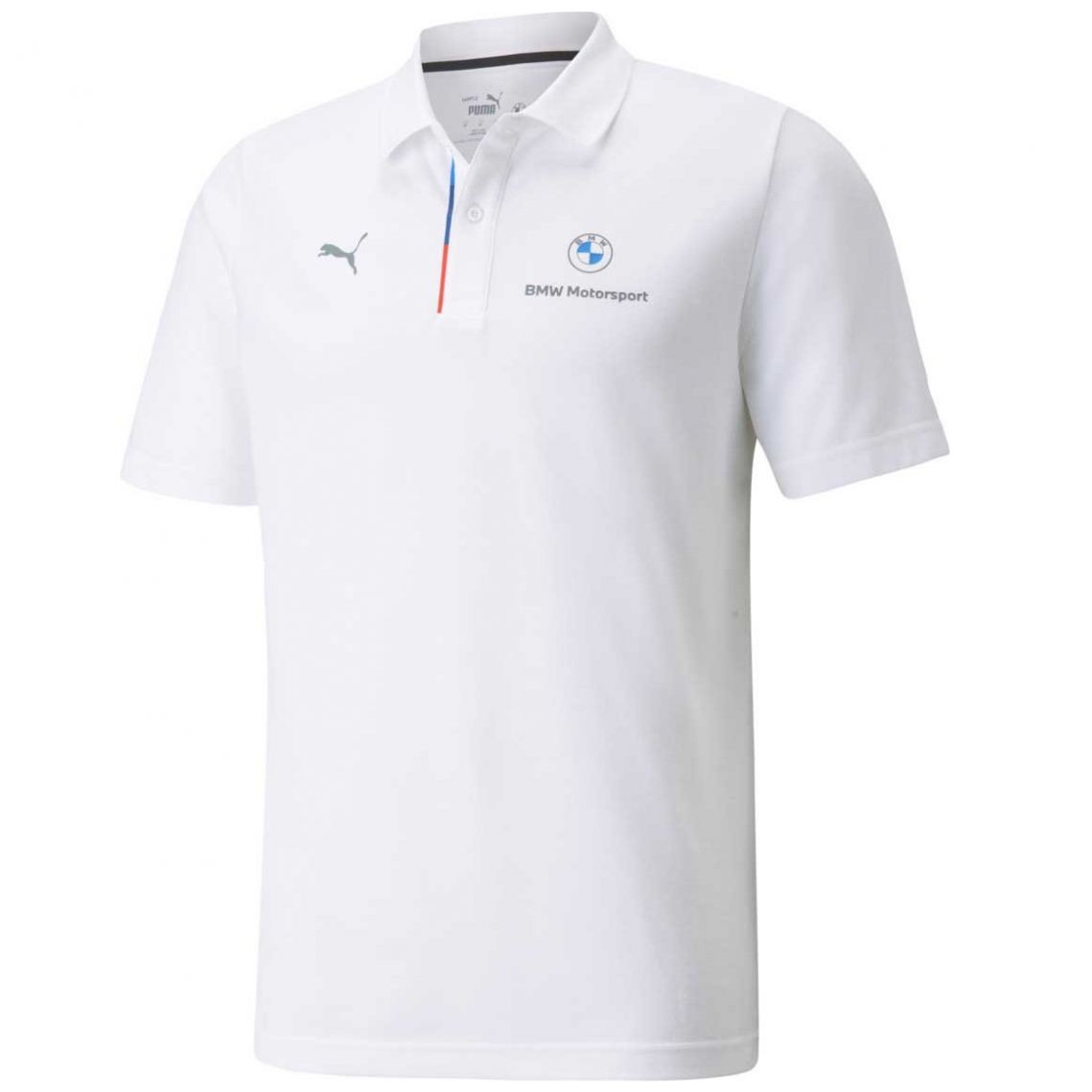 Playera Tipo Polo Blanco Bmw Puma para Hombre