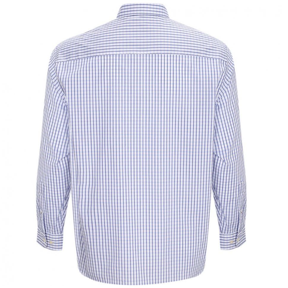 Camisa Talla Plus Manga Larga a Cuadros Polo Club Modelo Pe292 para Caballero