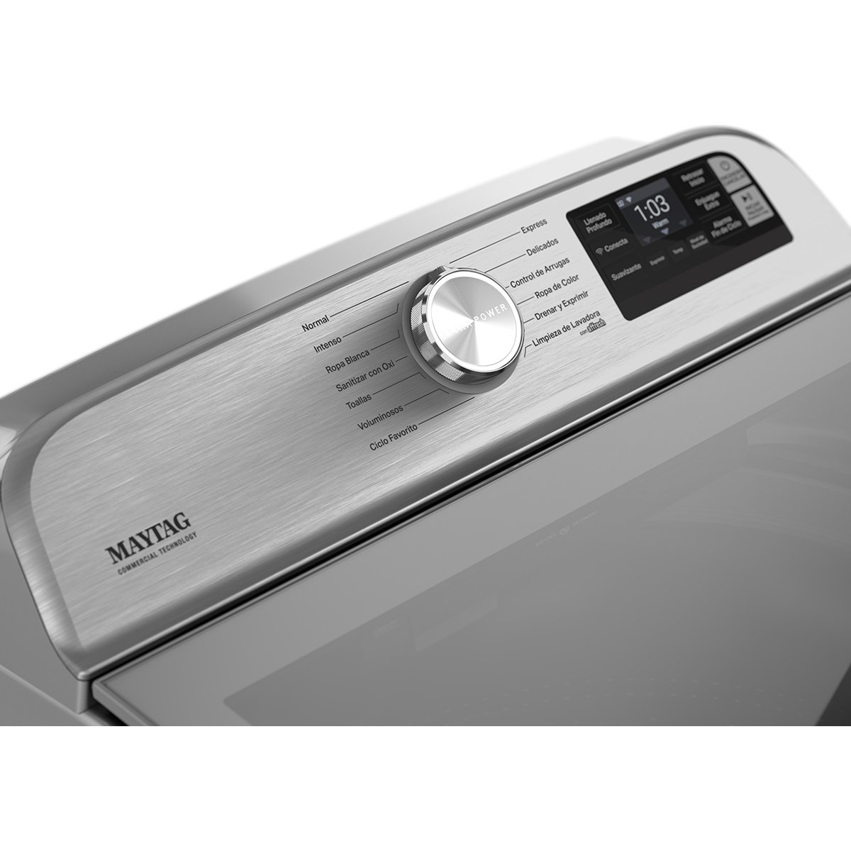 Lavadora Maytag Carga Superior 28Kg 7Mmvw7230Lw Cromo