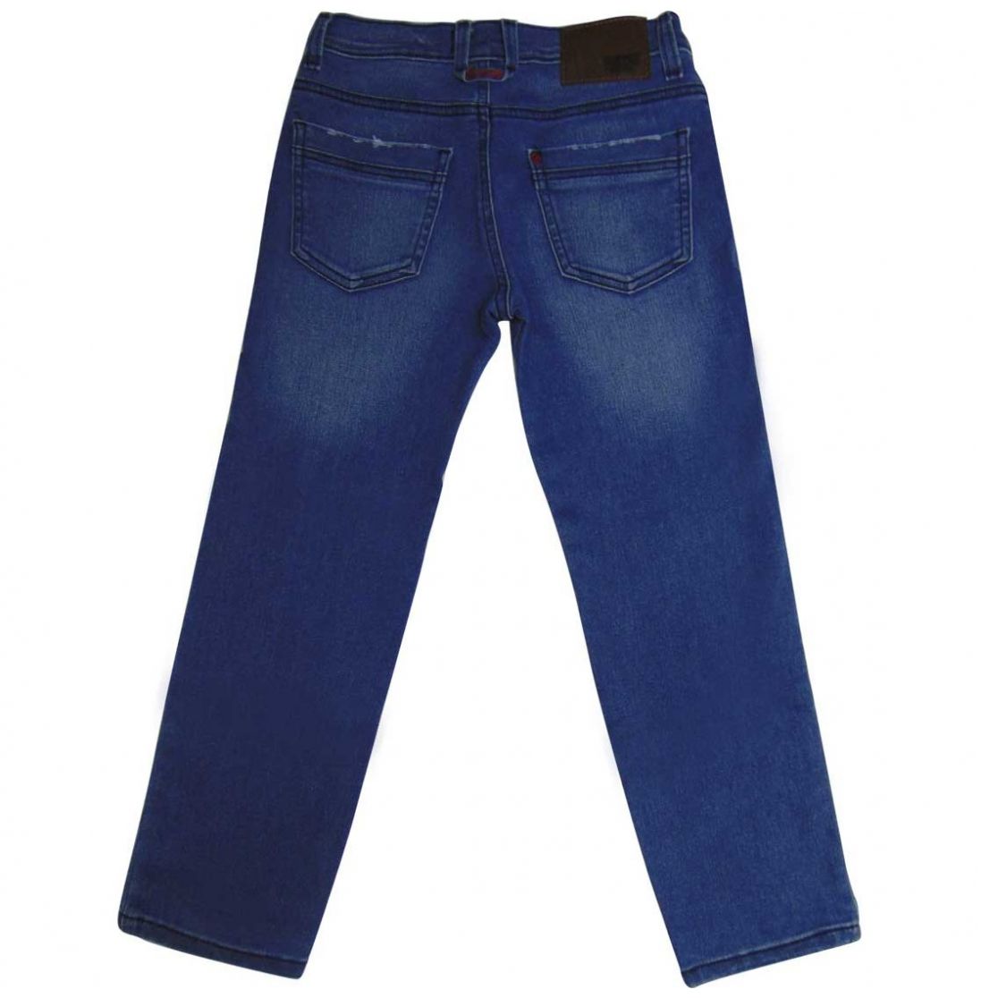 Jeans Semi Recto con Destruccion Musso Modelo 1997N para Niño