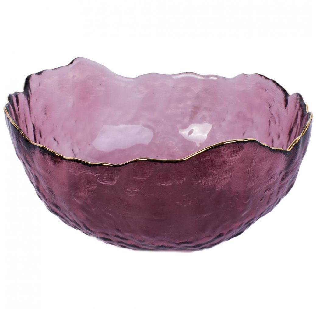 Platón Decorativo de Vidrio 19.8X9.5Cm Rosa Concepts  Life