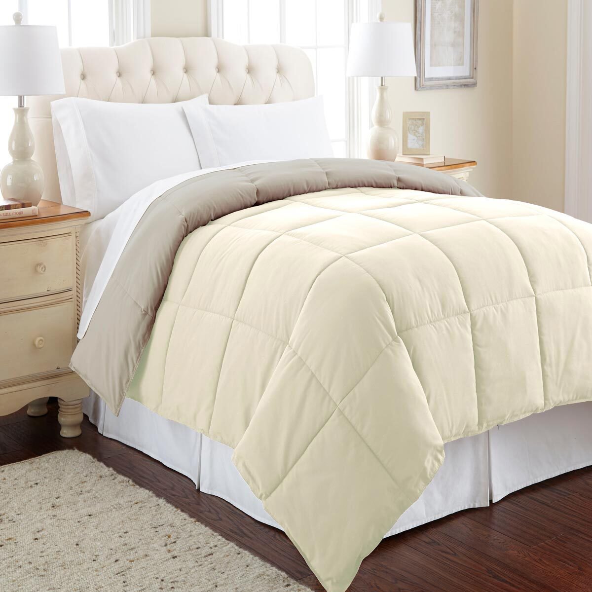 Edredón Beige Combinado Manor Ride Individual