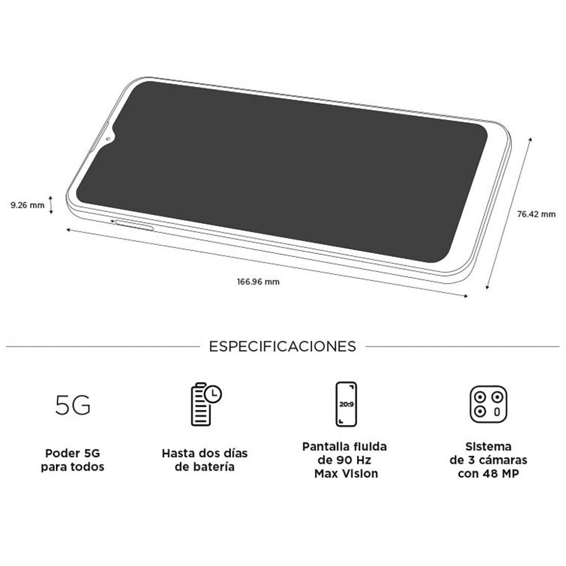 Celular Motorola G50 5G Xt2149-1 Color Verde R9 (Telcel)