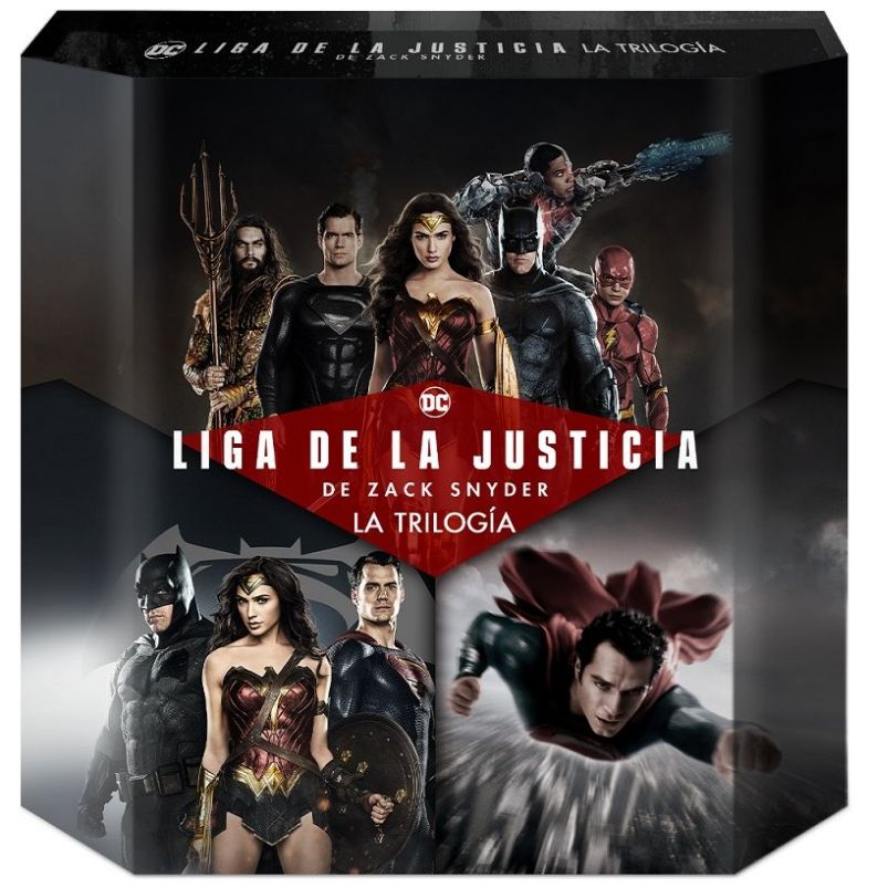 Blu Ray Paquete Liga de la Justicia Snyder Cut