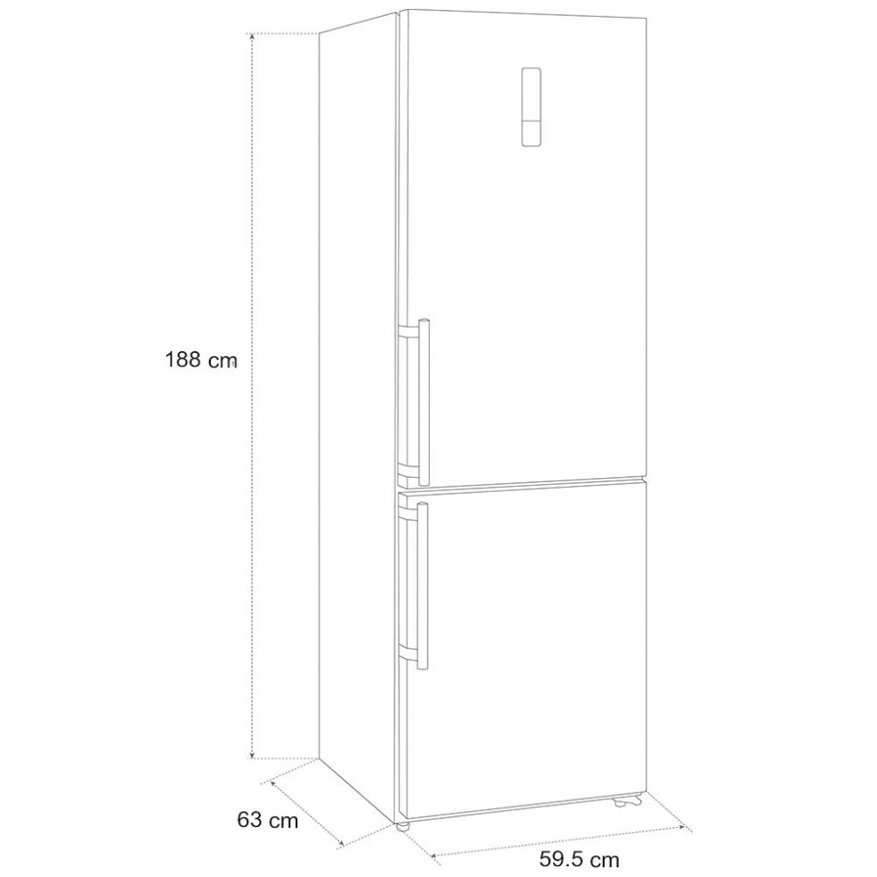 Refrigerador Teka Bottom Mount Nfl 340