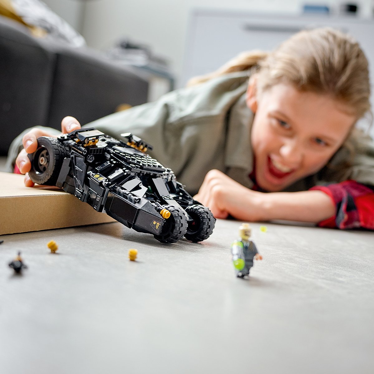 Batimóvil Blindado: Batalla Contra Scarecrow Lego