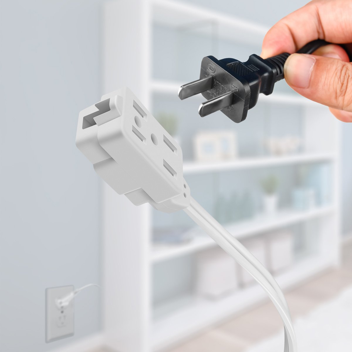 Extensión 3 Contactos 4M Blanco Steren