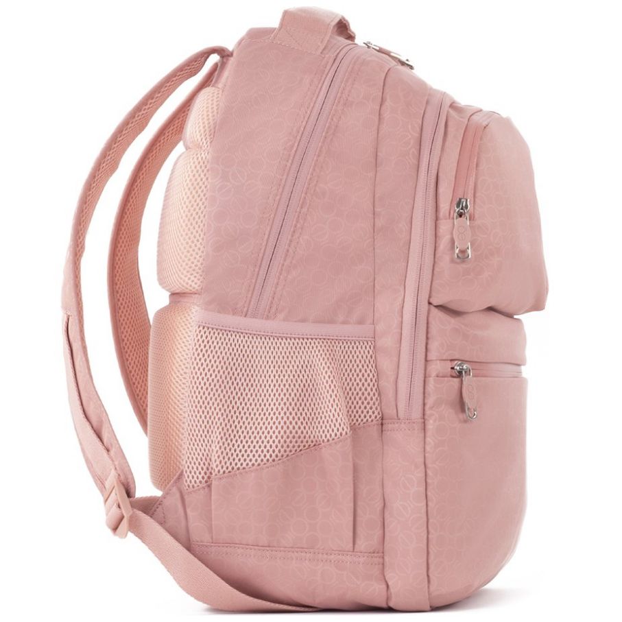 Mochila Tipo Back Pack Porta Laptop Urket Rosa Cloe