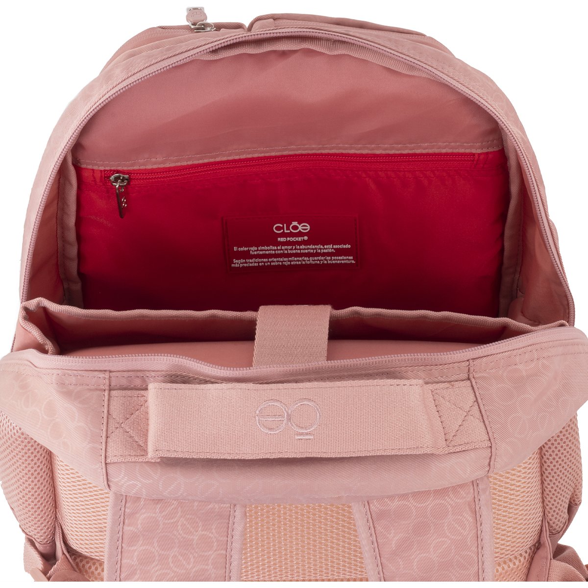 Mochila Tipo Back Pack Porta Laptop Urket Rosa Cloe