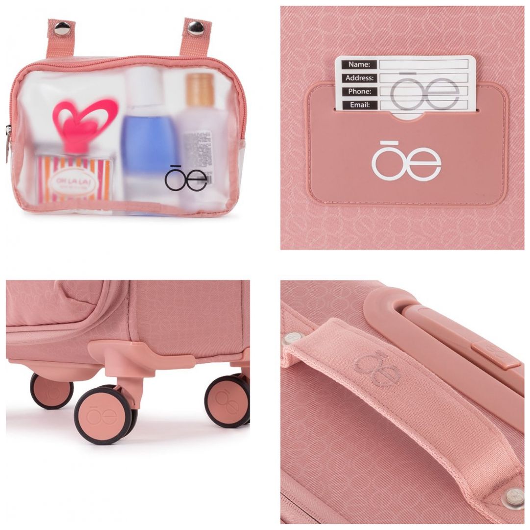 Maleta Urket 24 Rosa Cloe