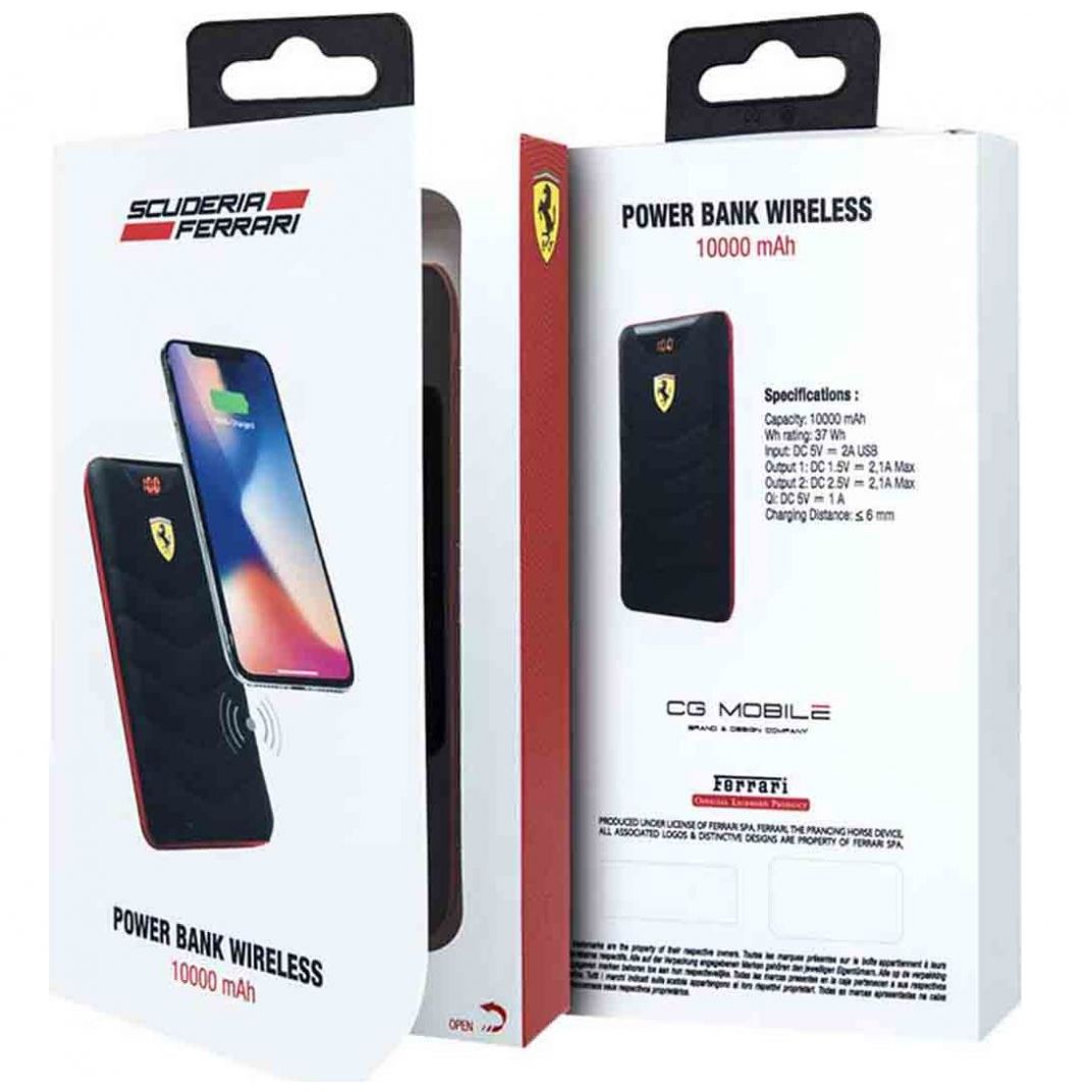 Power Bank Ferrari 10,000Mah Roja