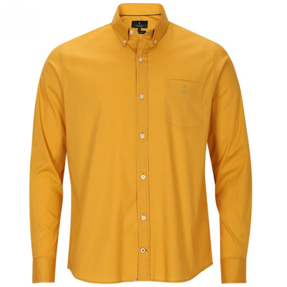 Camisa Manga Larga Casual Strech Lisa Amarilla P11045 Polo Club  para Caballero