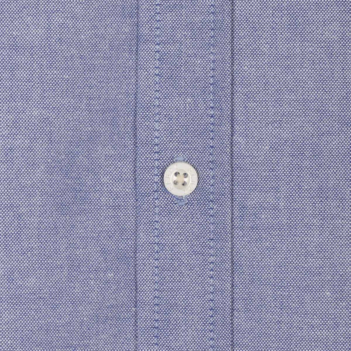 Camisa Manga Larga Básica Lisa Casual Oxford Polo Club para Hombre