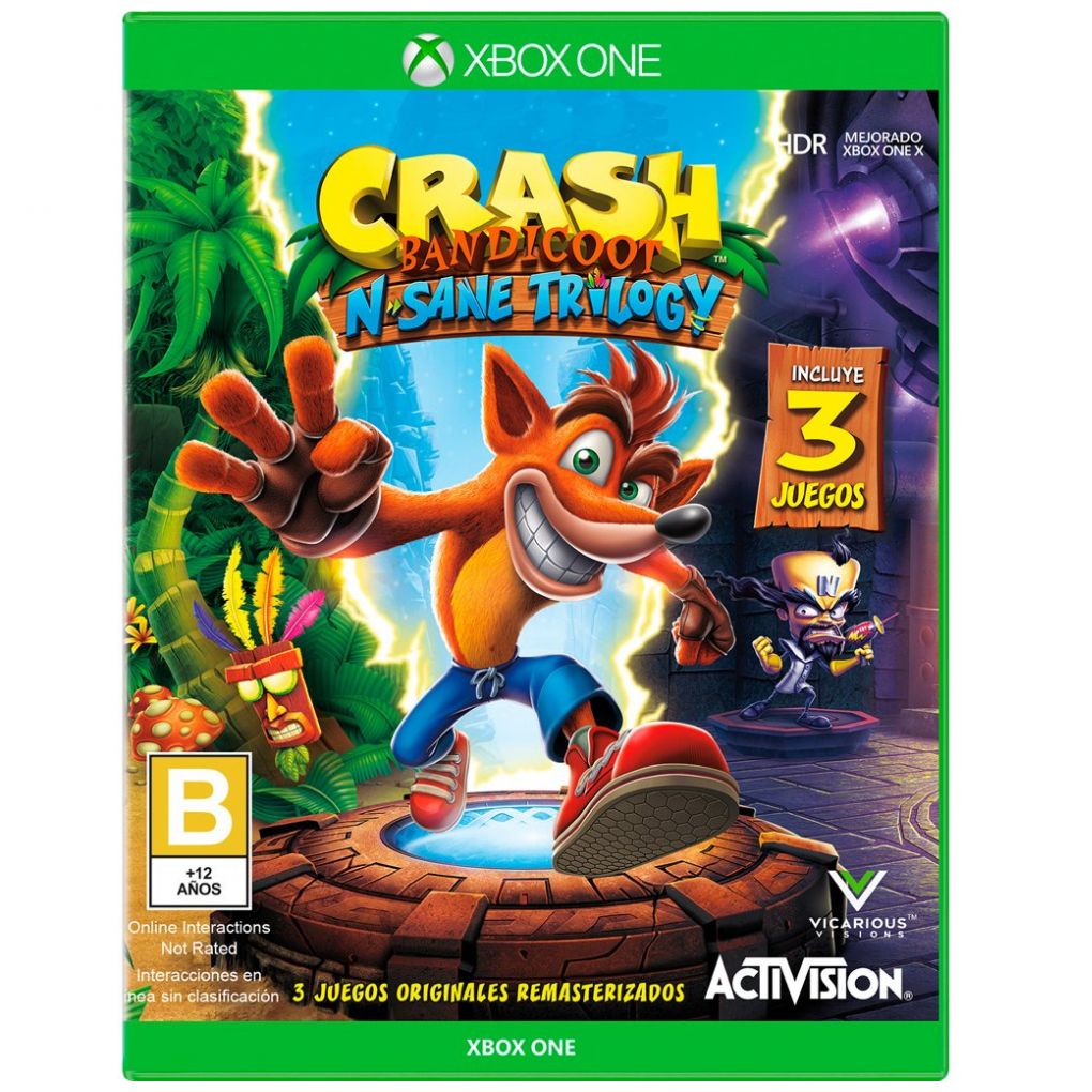Xbox One Crash Bandicoot N Sane Trilogy