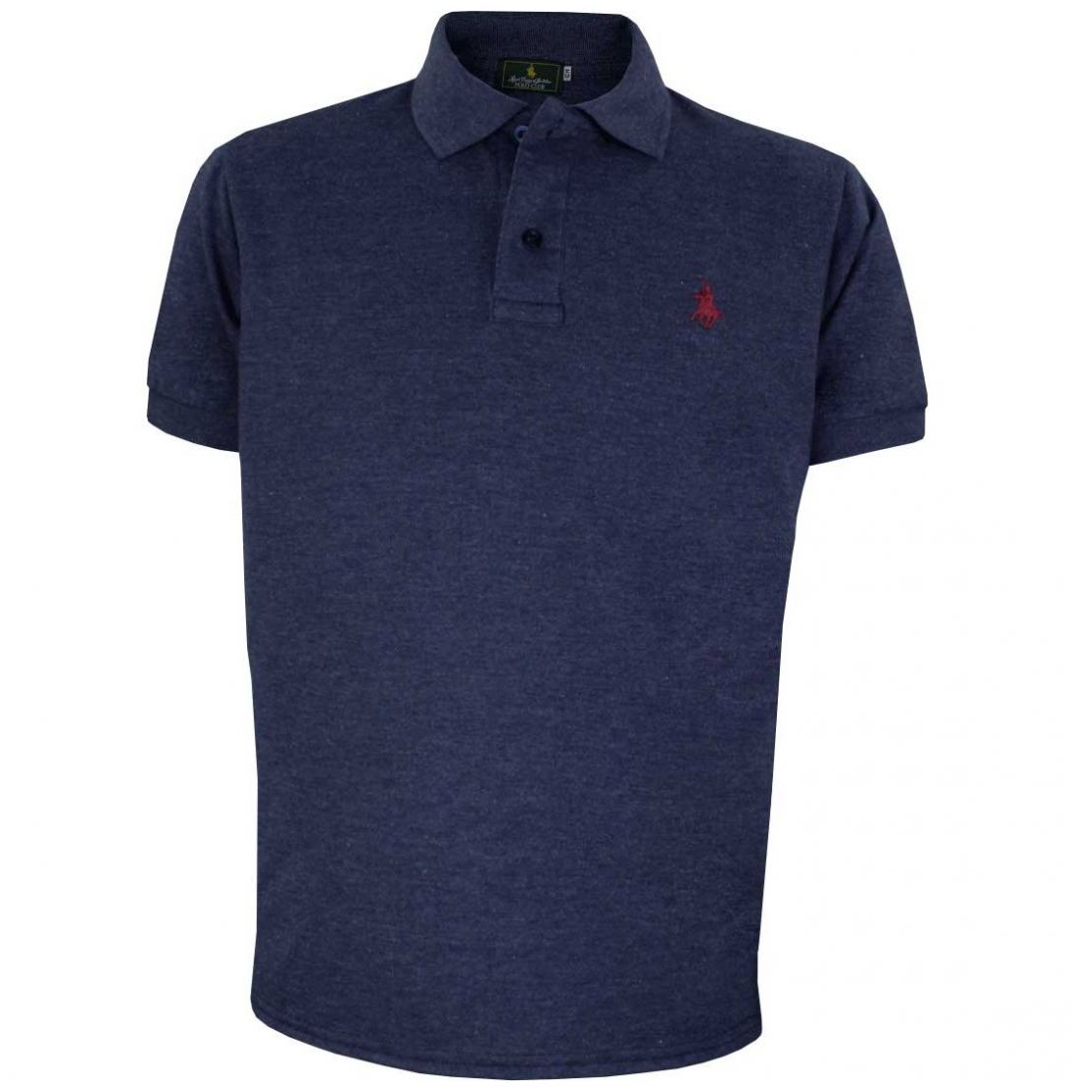 Playera Manga Corta Básica Jaspe Rcb Polo Club para Hombre