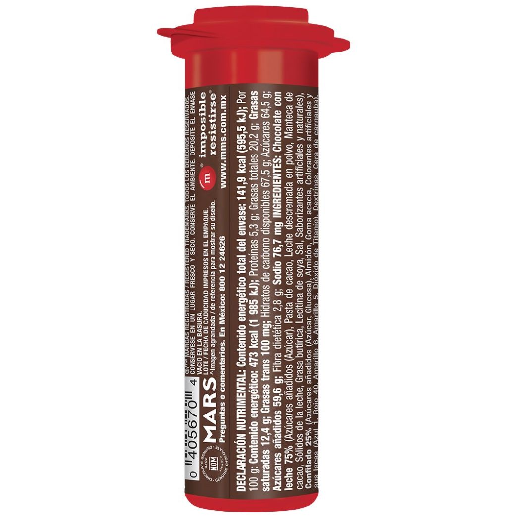 Chocolate M&ms Minis Tubo 30G M&m