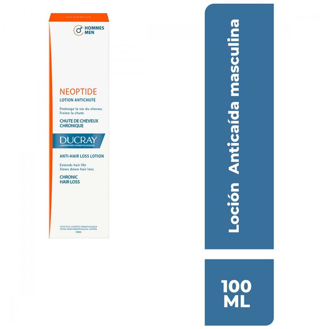 Neoptide Loción Anticaída para Hombres, Adelgazamiento y Perdida de Cabello, 100Ml