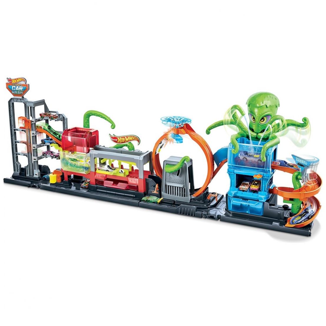 Autolavado Ataque Extremo Hot Wheels City