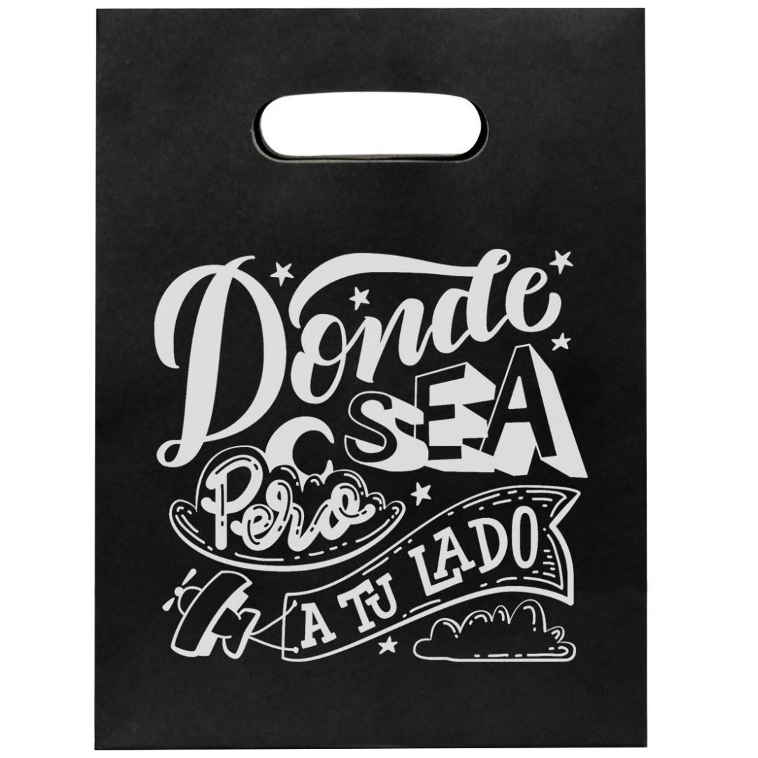 Bolsa Regalo Grande Donde Sea, pero a Tu Lado Unique