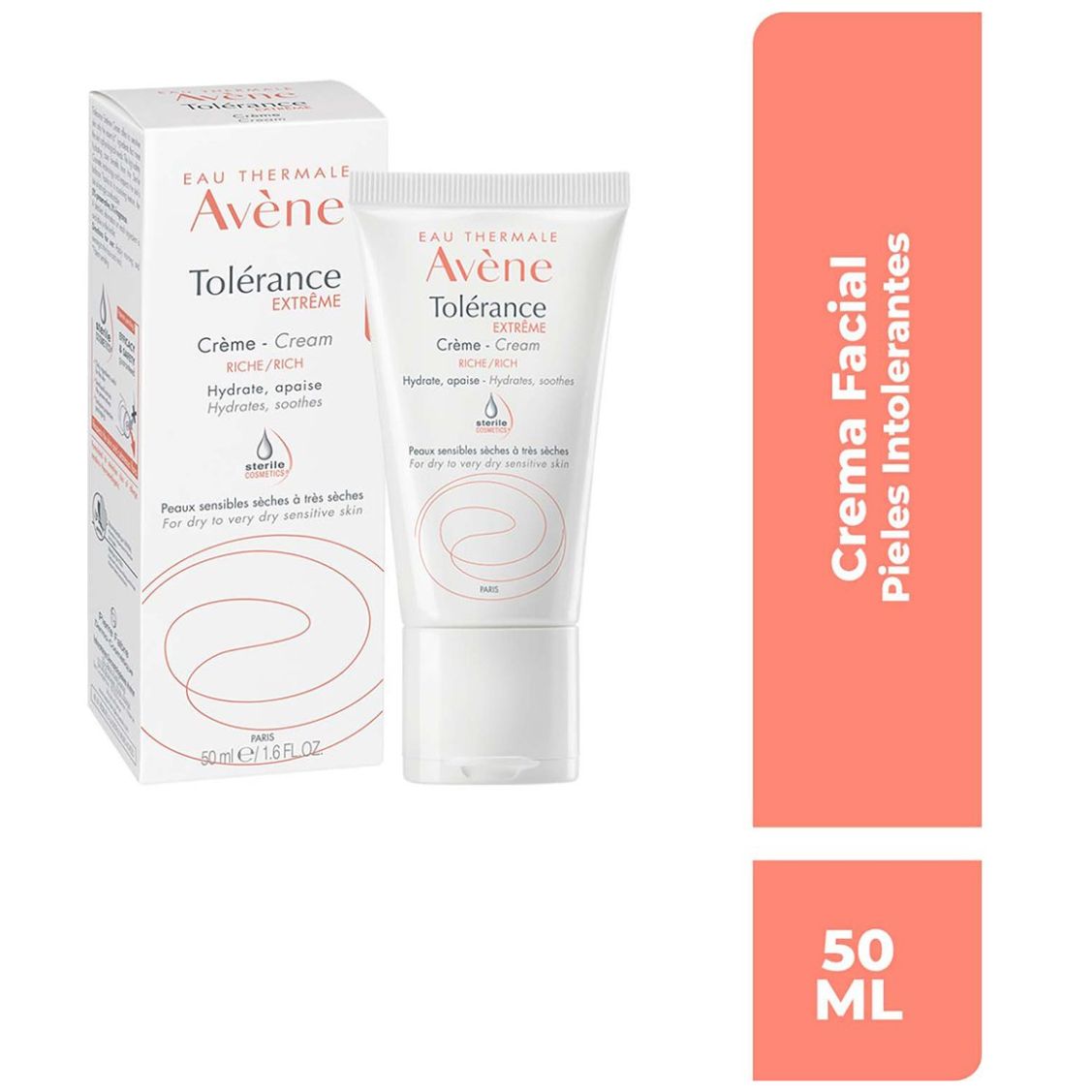 Tolerancia Extrema Crema Hidratante, Piel Seca/sensible, 50Ml