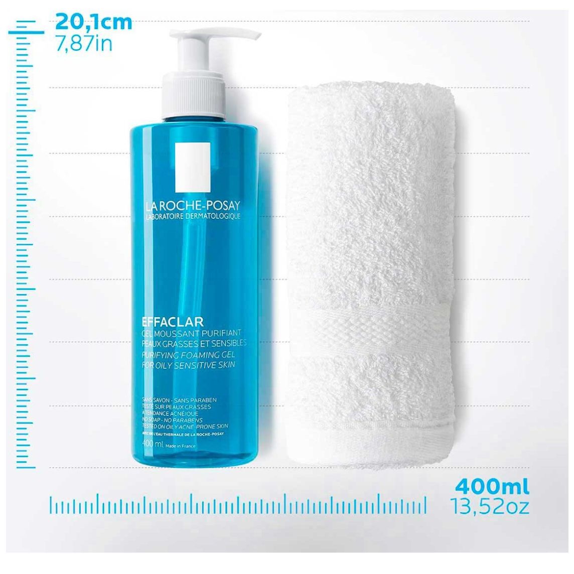 La Roche Posay Effaclar Gel Limpiador Piel Grasa 400Ml