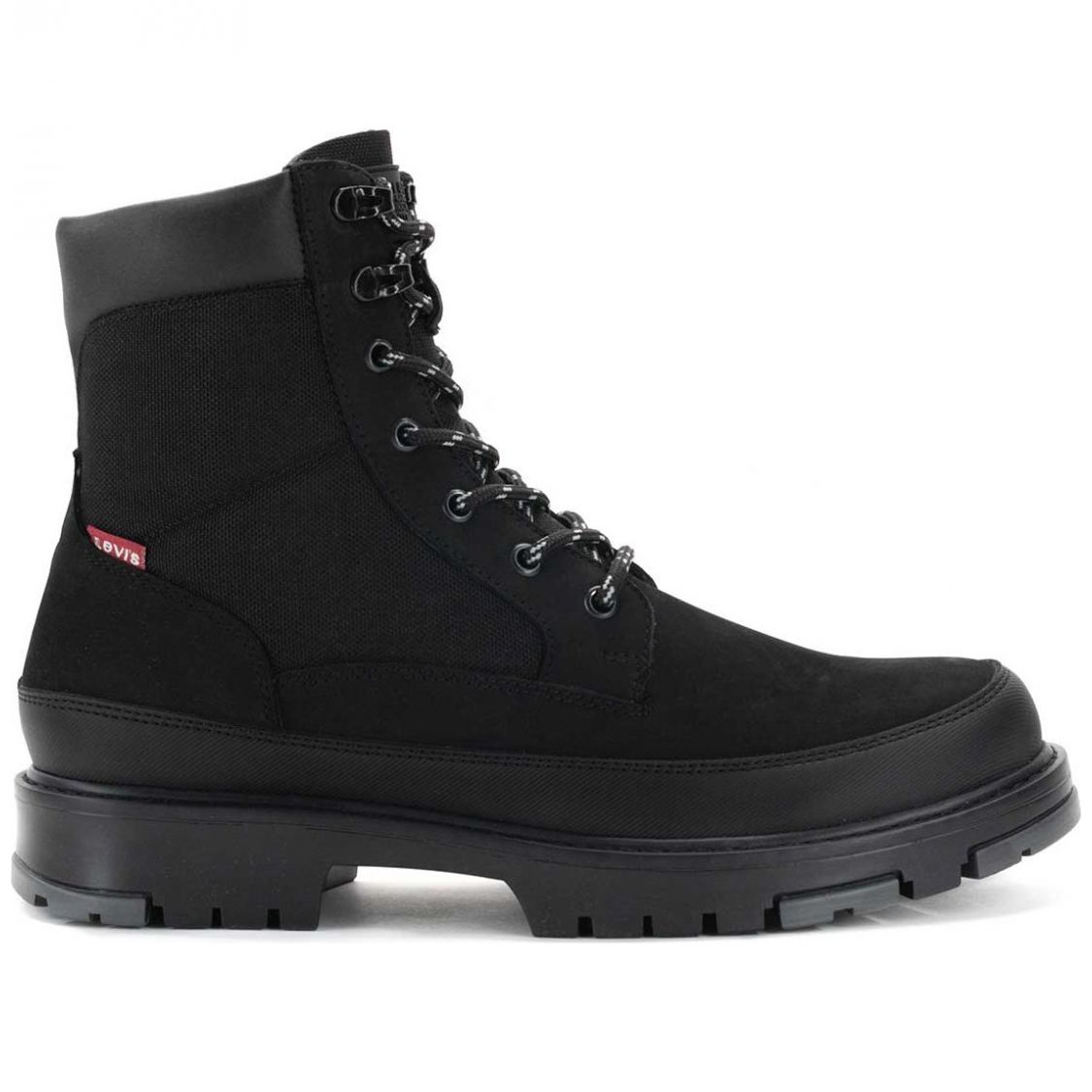 Bota Piel Nubuck Negro para Hombre