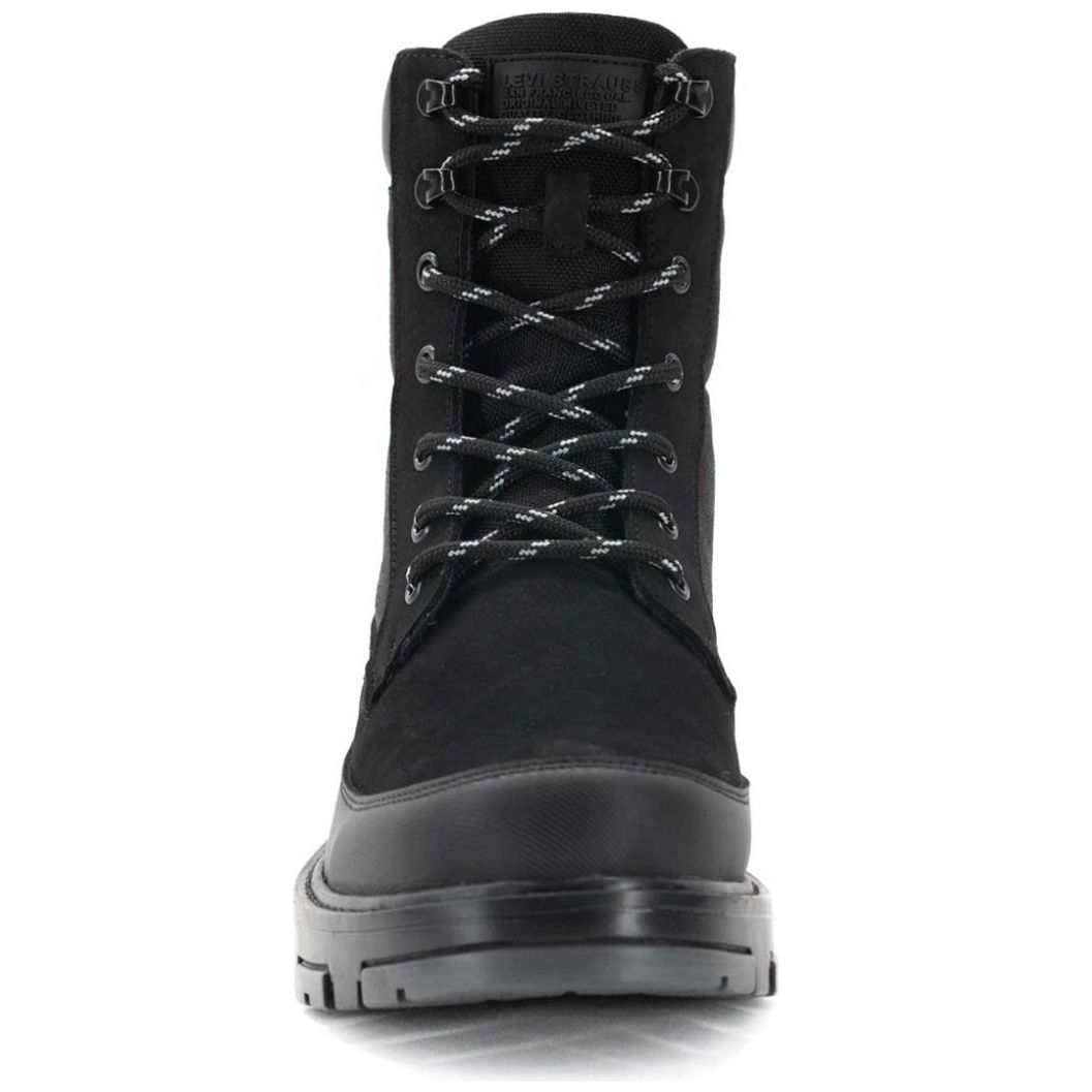 Bota Piel Nubuck Negro para Hombre