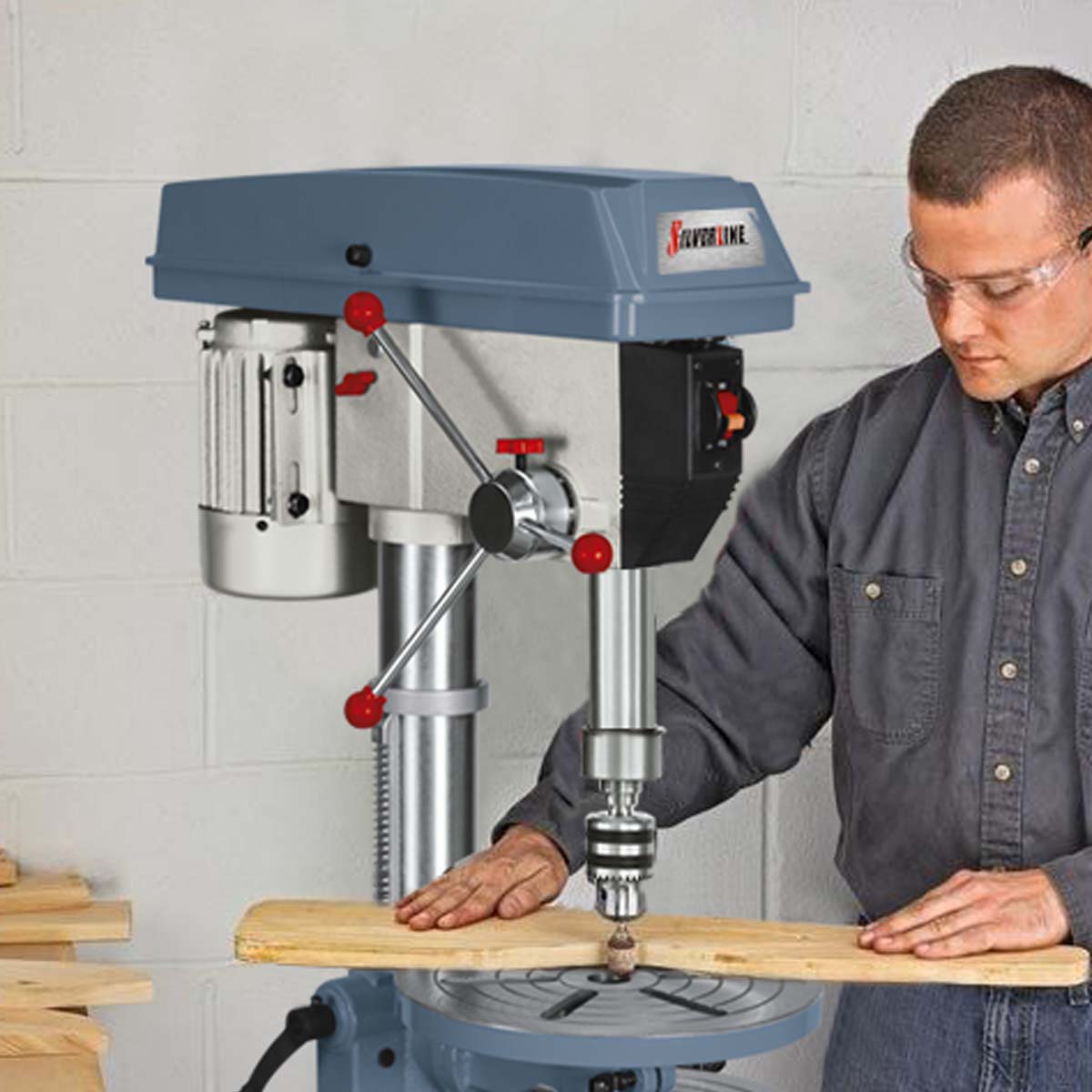 Taladro de Banco Motor 3/4 Hp Silverline