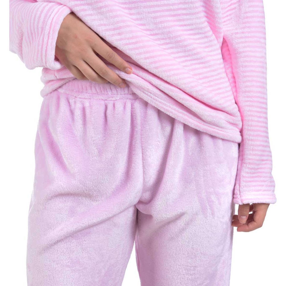 Pijama Flecce Sudadera Y Pantalón Moda Villa