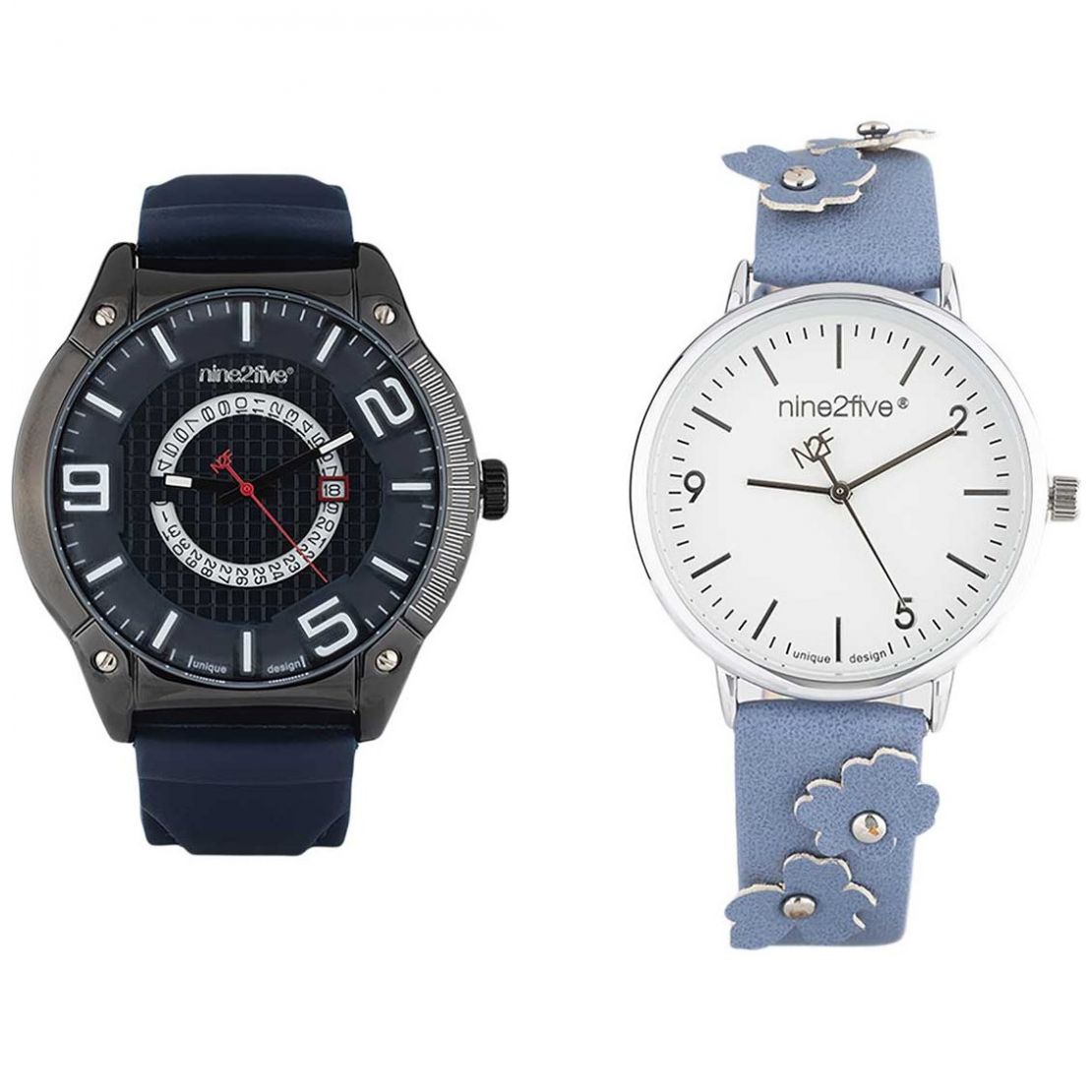 Set de Relojes para Mujer Y para Hombre N2F Modelo Elo Aprs21Az133