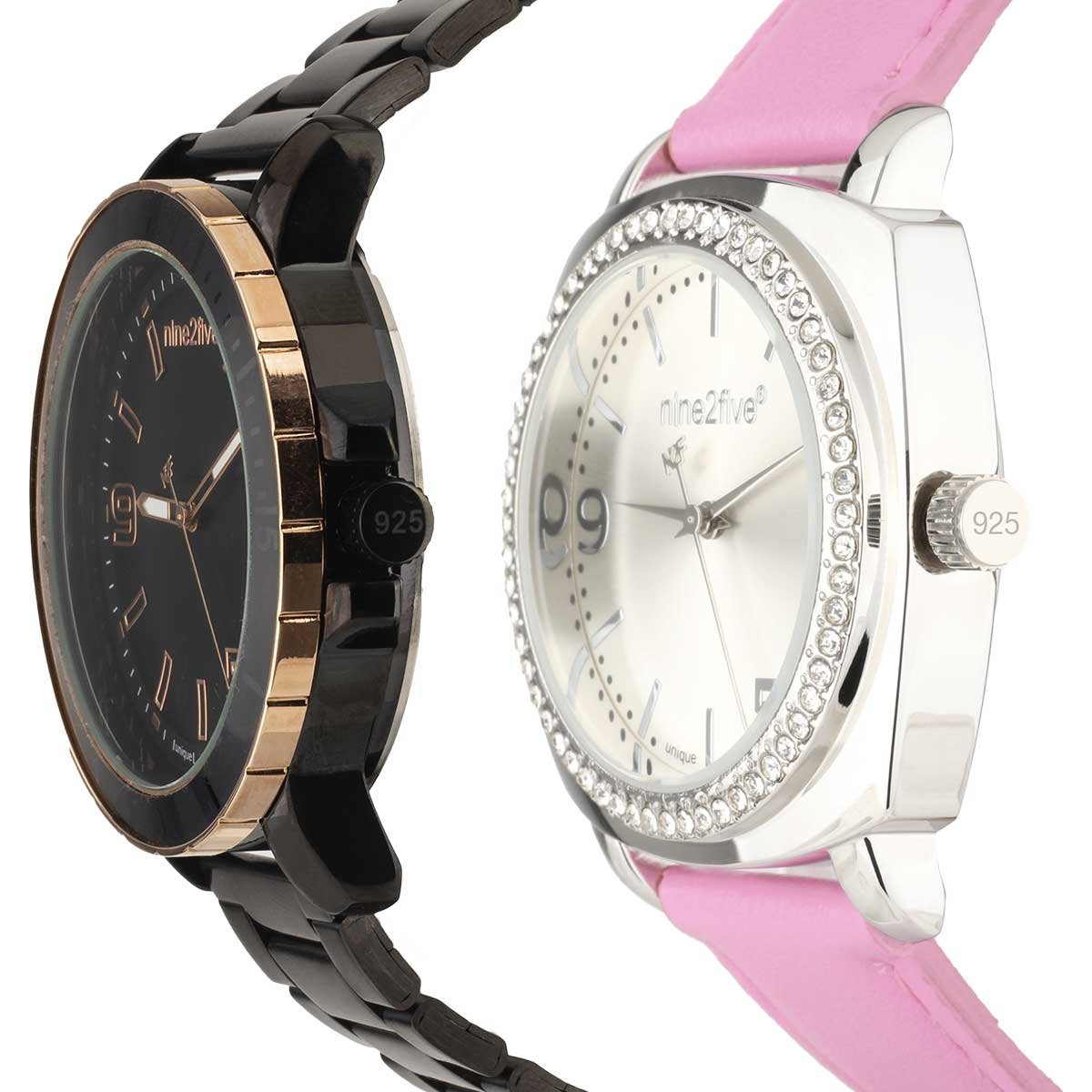 Set de Relojes para Mujer Y para Hombre N2F Modelo Elo Afwu21Nrs111