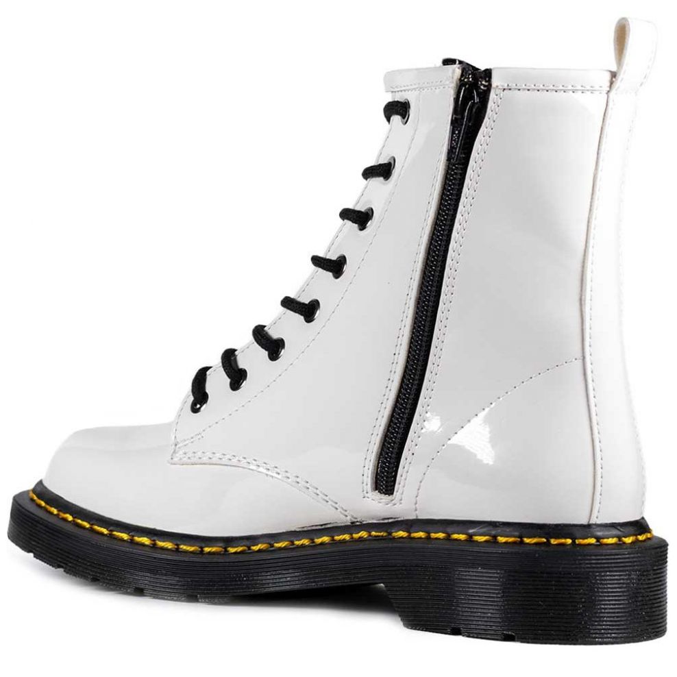 Botín C Agujeta de Piso Blanco Coral Blue