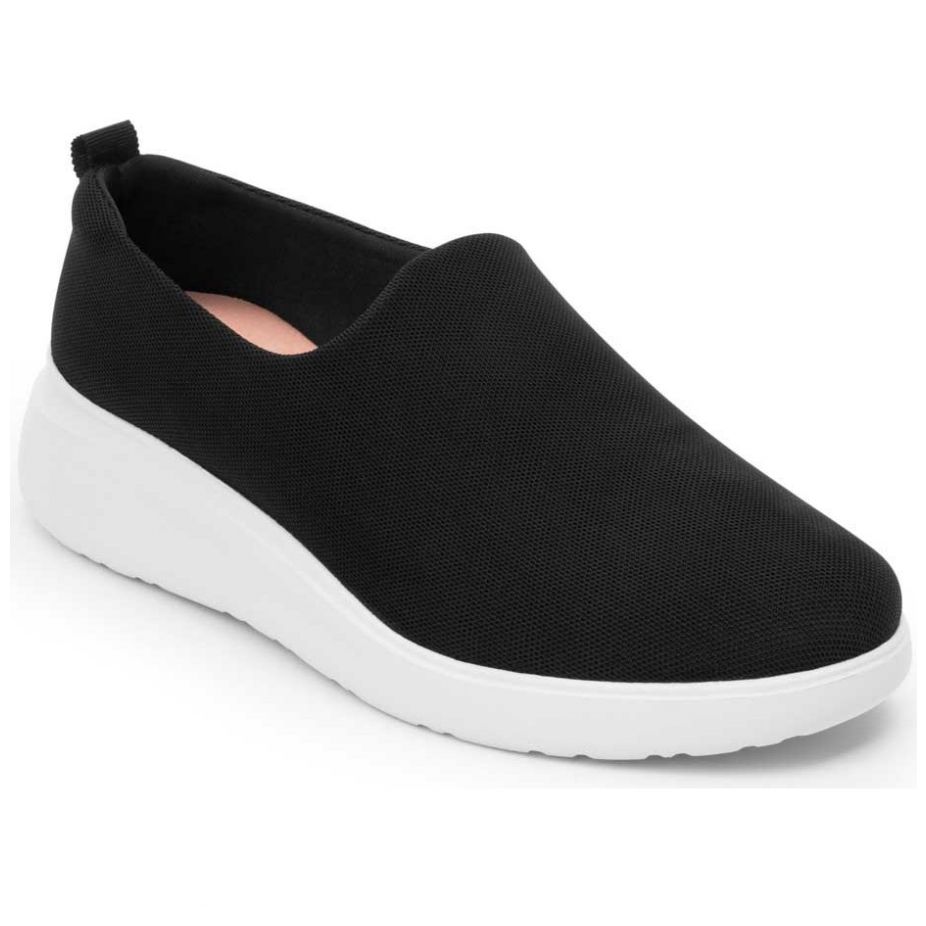 Slip On Textil para Mujer Color Negro Flexi