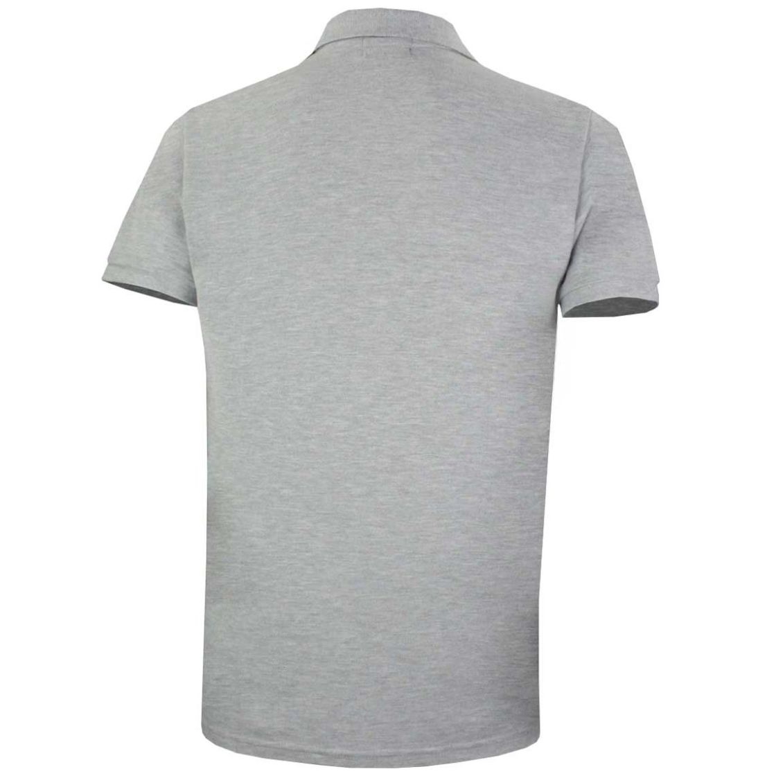 Playera talla plus polo manga corta jaspe gris rcb polo club modelo elo 104bpgris para hombre